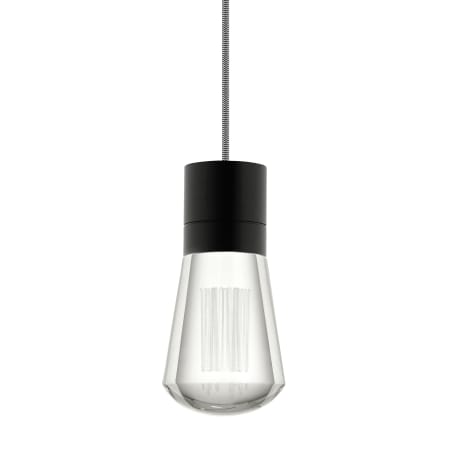 Visual Comfort Alva 3 Light 4" Wide LED Multi Light Pendant with Black Cord - Adjustable Color Temperature Black