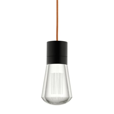 Visual Comfort Alva 3 Light 4" Wide LED Multi Light Pendant with Purple Cord - Adjustable Color Temperature Black