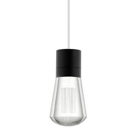 Visual Comfort Alva 3 Light 4" Wide LED Multi Light Pendant with White Cord - 3000K Black