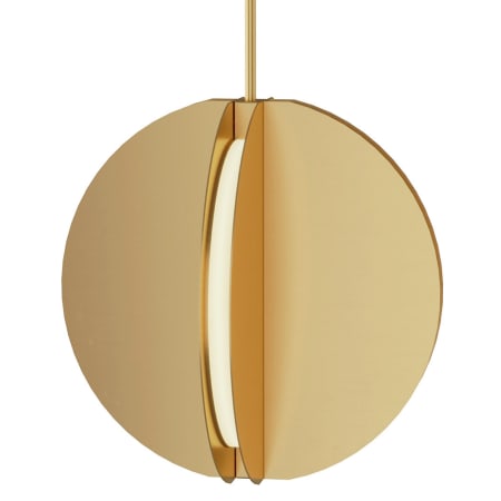 Visual Comfort Bau 18" Wide LED Pendant Natural Brass