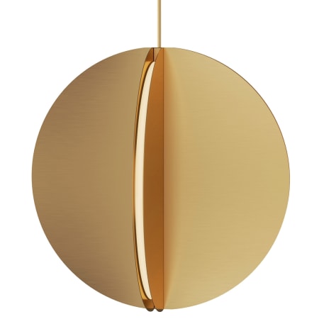 Visual Comfort Bau 36" Wide LED Pendant Natural Brass