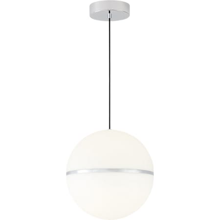 Visual Comfort Hanea 14" Wide LED Pendant Chrome