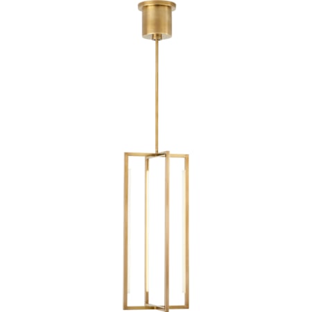 Visual Comfort Kenway 4 Light 11" Wide LED Pendant Natural Brass