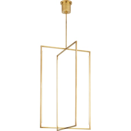 Visual Comfort Kenway 4 Light 28" Wide LED Pendant Natural Brass