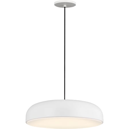 Visual Comfort Kosa 18" Wide LED Pendant Matte White