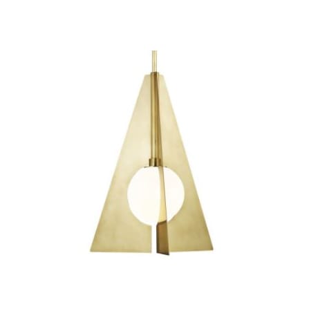 Visual Comfort Orbel 18" Wide Pendant Natural Brass