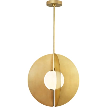 Visual Comfort Orbel 22" Wide LED Pendant Natural Brass