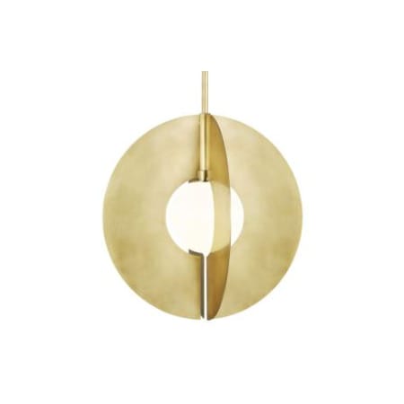 Visual Comfort Orbel 22" Wide LED Pendant Natural Brass
