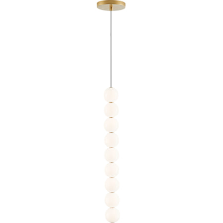 Visual Comfort Orbet 3" Wide LED Mini Pendant Natural Brass