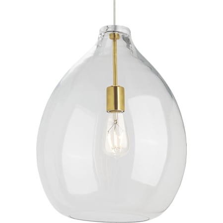 Visual Comfort Quinton 16" Wide Pendant Natural Brass