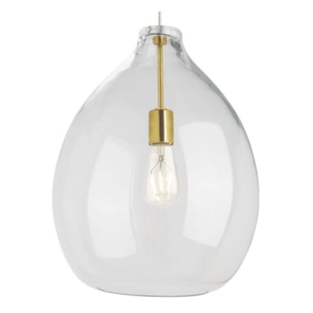 Visual Comfort Quinton 16" Wide Pendant Natural Brass