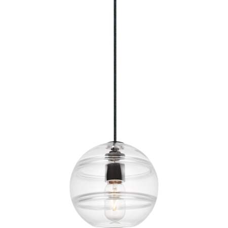 Visual Comfort Sedona 8" Wide LED Mini Pendant - 2700K, 90 CRI, 307 Lumens Nightshade Black