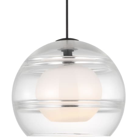 Visual Comfort Sedona 13" Wide LED Pendant - 2700K, 90 CRI, 307 Lumens Nightshade Black