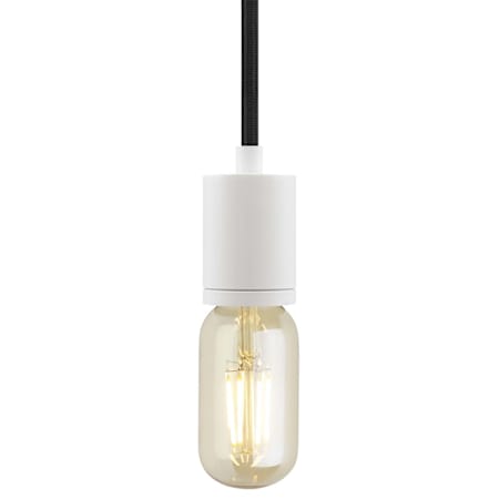 Visual Comfort SoCo 2" Wide Mini Pendant Black / White