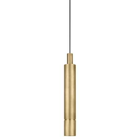 Visual Comfort Sottile 3" Wide LED Mini Pendant Natural Brass
