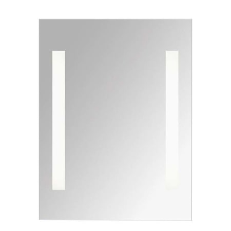 Visual Comfort Reflection 23-13/16"W x 31-1/2"H Rectangular Flat Bathroom Mirror with LED Lighting N/A