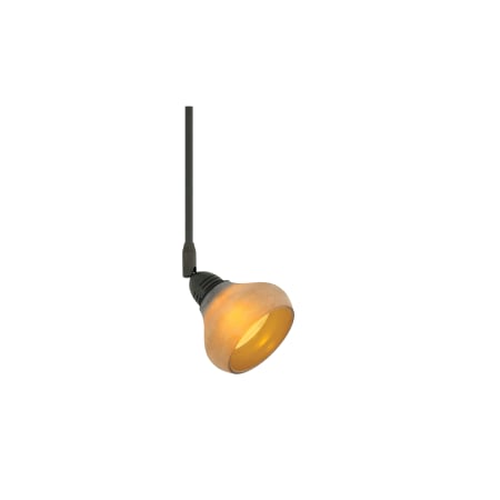 Visual Comfort Wall MonoRail Tilt Flexible Minimalist Low-Voltage Head with Multiple Accessory Options and 6" Stem Antique Bronze