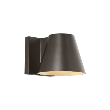 Visual Comfort Bowman 4-1/2" Tall 2700K LED Outdoor Wall Sconce Bronze / 2700K