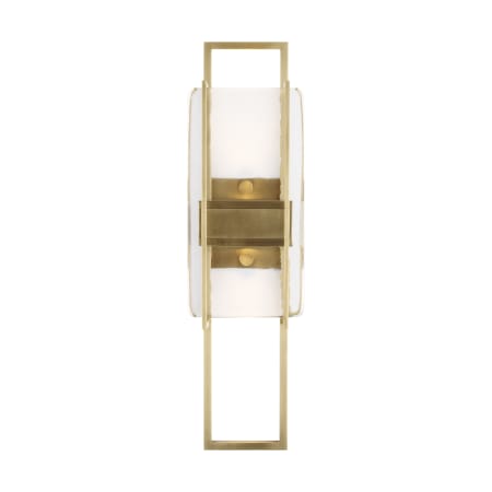 Visual Comfort Duelle 18" Tall LED Wall Sconce -277 Natural Brass