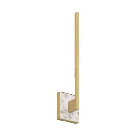 Visual Comfort Klee 20" Tall LED Wall Sconce Natural Brass