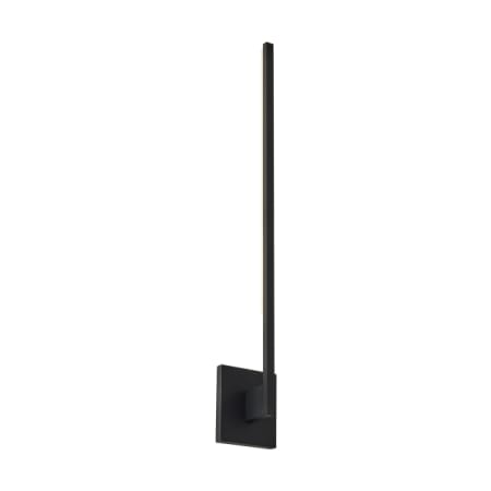 Visual Comfort Klee 27" Tall LED Wall Sconce with Acrylic Shade - ADA Compliant Nightshade Black