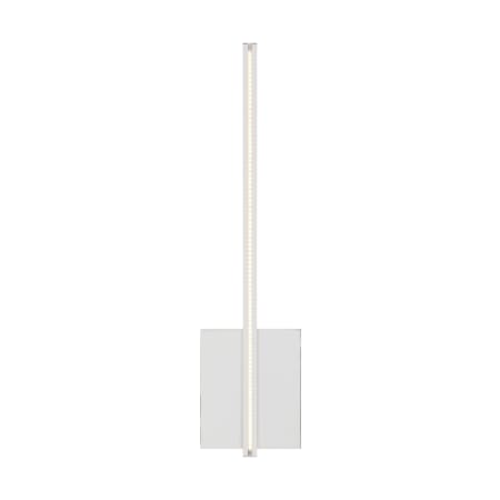 Visual Comfort Kenway Single Light 18" Tall LED Wall Sconce - 277V Chrome / 3000K