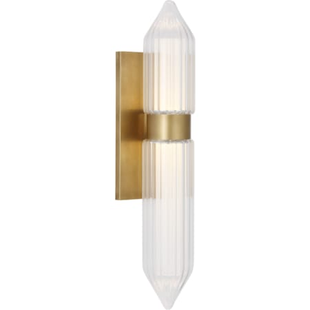Visual Comfort Langston 18" Tall LED Wall Sconce Plated Brass