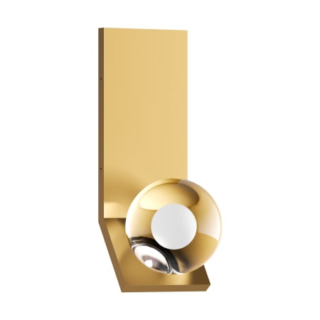 Visual Comfort Mina 14" Tall LED Wall Sconce Natural Brass