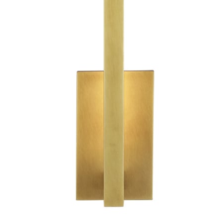 Visual Comfort Stagger 25" Tall LED Wall Sconce -277 Natural Brass