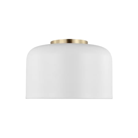 Visual Comfort Malone 11" Wide Flush Mount Ceiling Fixture Matte White