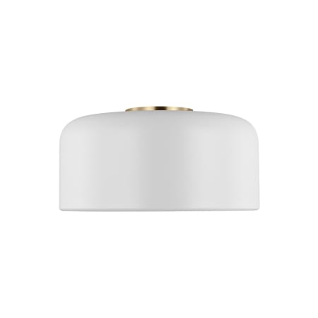 Visual Comfort Malone 14" Wide LED Flush Mount Ceiling Fixture Matte White