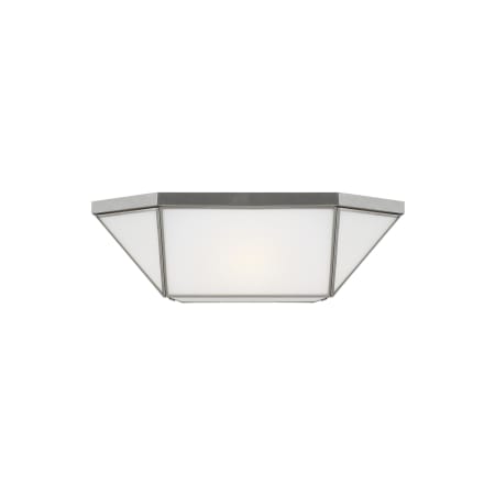 Visual Comfort Morrison 4 Light 20" Wide Flush Mount Ceiling Fixture Brushed Nickel