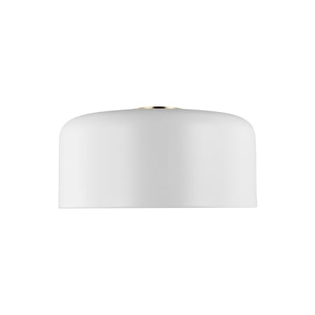 Visual Comfort Malone 16" Wide Flush Mount Ceiling Fixture Matte White