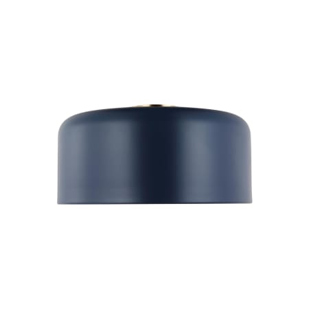 Visual Comfort Malone 16" Wide Flush Mount Ceiling Fixture Navy