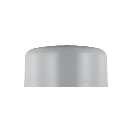 Visual Comfort Malone 16" Wide LED Flush Mount Ceiling Fixture Matte Grey