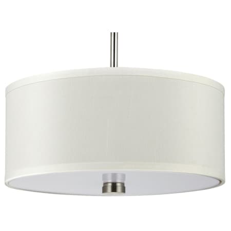 Visual Comfort Dayna 2 Light 14" Wide Pendant / Semi-Flush Ceiling Fixture - 8-1/2" Tall Brushed Nickel
