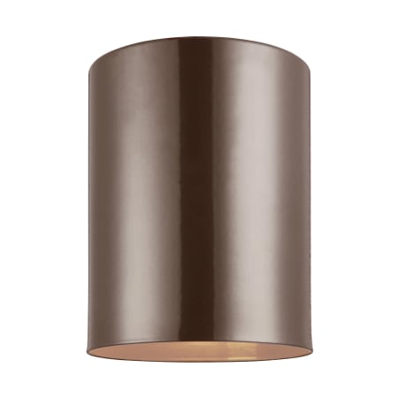 Visual Comfort 5" Wide Outdoor Flush Mount Drum Ceiling Fixture Bronze