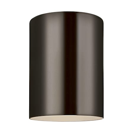 Visual Comfort 5" Wide Outdoor Flush Mount Ceiling Fixture Bronze