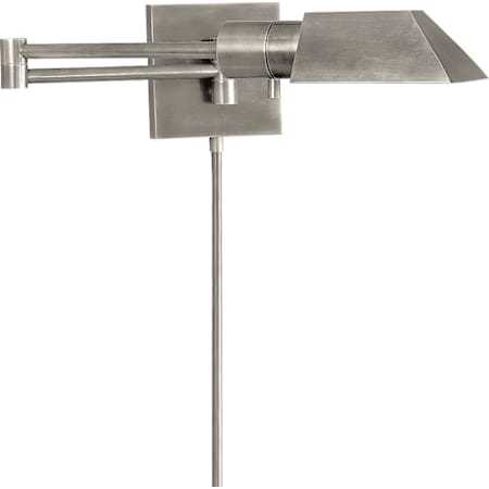 Visual Comfort Studio 5" Tall LED Plug-In Wall Sconce Antique Nickel