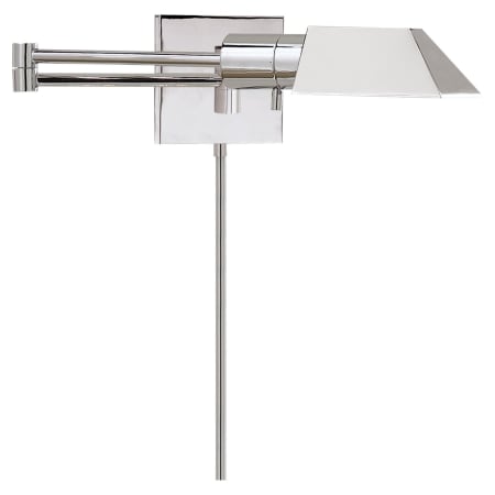 Visual Comfort Studio 5" Tall LED Plug-In Wall Sconce Polished Nickel