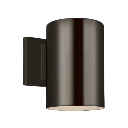 Visual Comfort Outdoor Cylinders 7" Tall Outdoor Wall Sconce Bronze