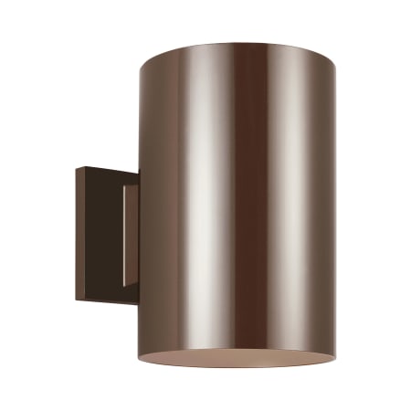 Visual Comfort Outdoor Cylinders 9" Tall Outdoor Wall Sconce Bronze
