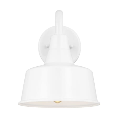 Visual Comfort Barn Light 10" Tall Outdoor Wall Sconce White