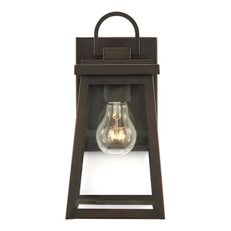 Visual Comfort Founders 12" Tall LED Outdoor Wall Sconce - Bulb Included Antique Bronze