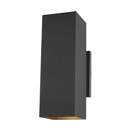 Visual Comfort Pohl 2 Light 14" Tall Outdoor Wall Sconce with LED Bulbs Black