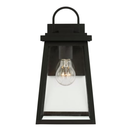 Visual Comfort Founders 14" Tall Outdoor Wall Sconce Black
