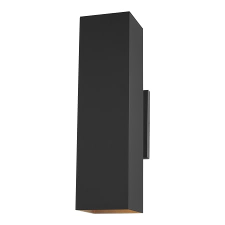 Visual Comfort Pohl 2 Light 19" Tall Outdoor Wall Sconce Black