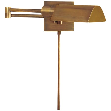 Visual Comfort Studio 5" Swing Arm Hardwired or Plug-In Wall Light by Studio VC Hand Rubbed Antique Brass