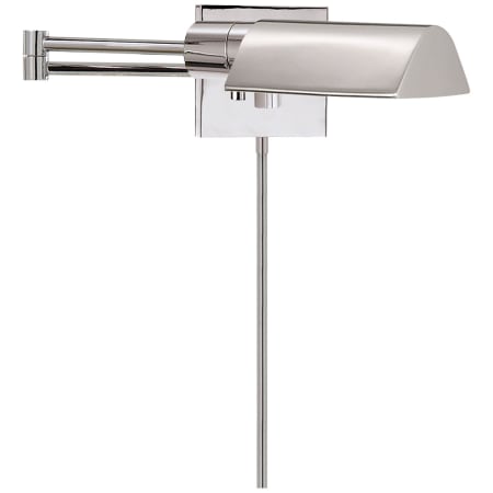 Visual Comfort Studio 5" Swing Arm Hardwired or Plug-In Wall Light by Studio VC Polished Nickel