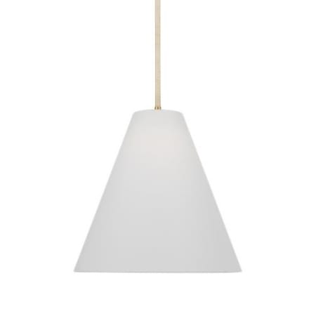 Visual Comfort Remy 16" Wide Pendant Burnished Brass